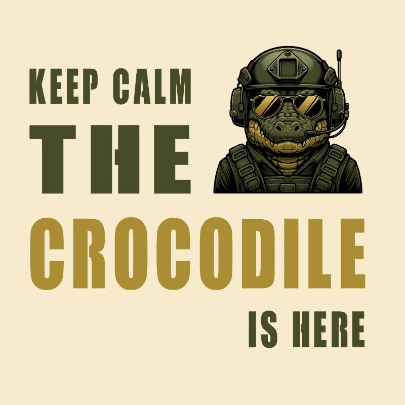 Krokodil im Einsatz – Keep Calm