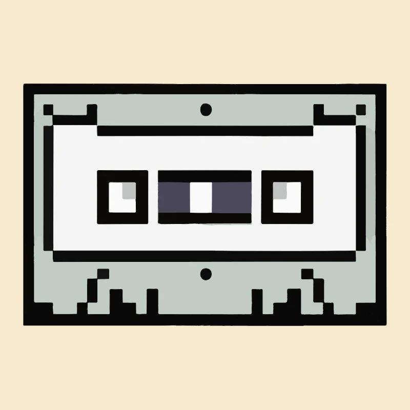 Cassette Idée cadeau rétro pixélisée