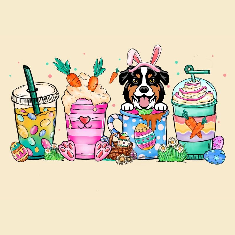 Dog coffee easter australiansheperd 4500x5400Austr