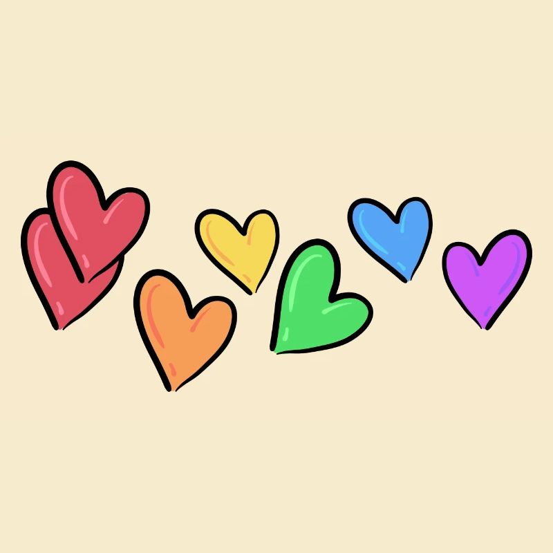 LGBT rainbow love pride