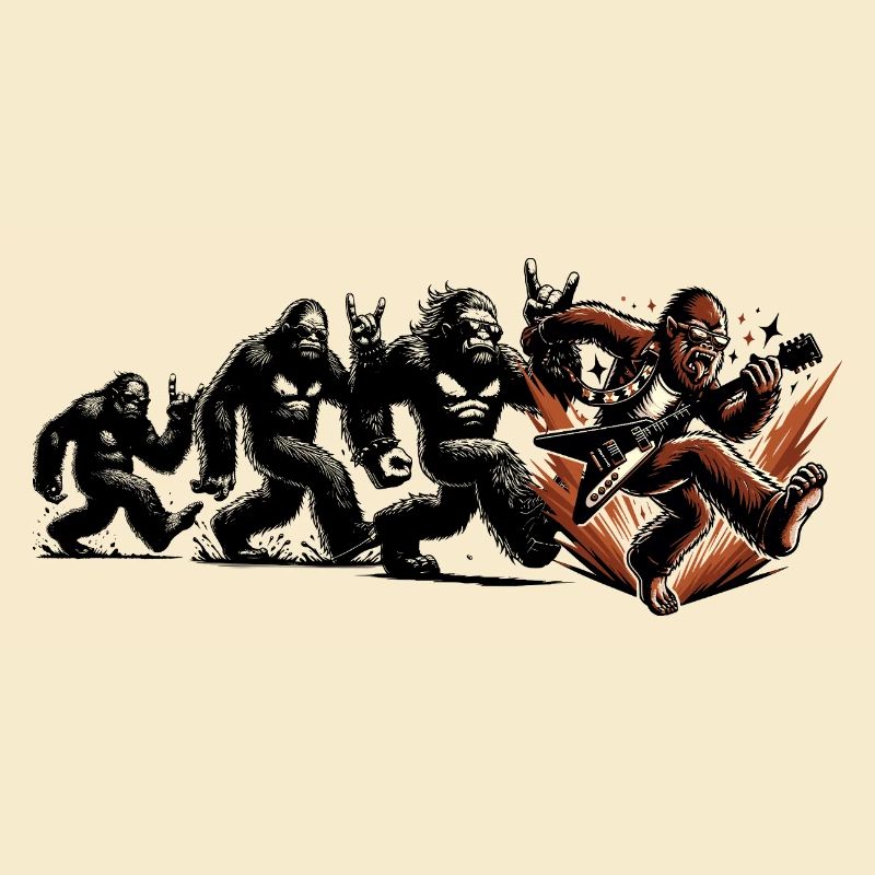 Bigfoot guitariste Evolution Walk