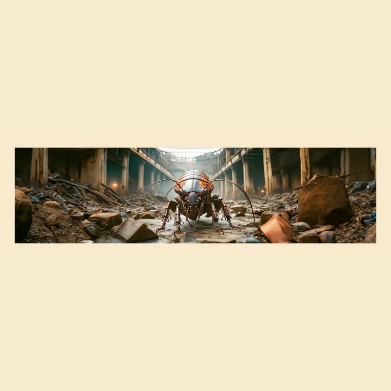 apocalypse monde après l’humanité cafard géant