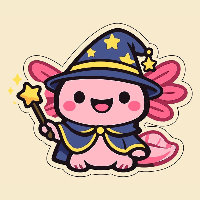 Mage Axolotl du Sort Stellaire