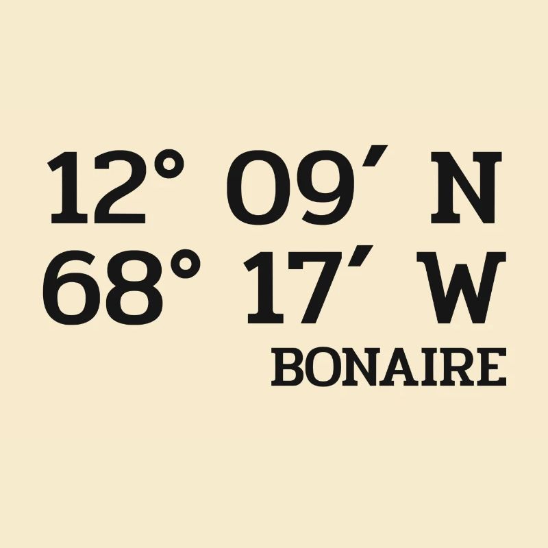 Bonaire Coordinates - Coordinates - Caribbean