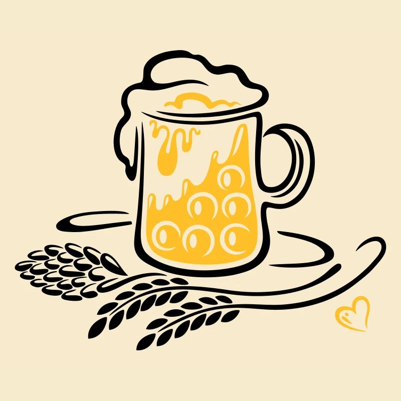 Beer Beer Mug Hops Wheat