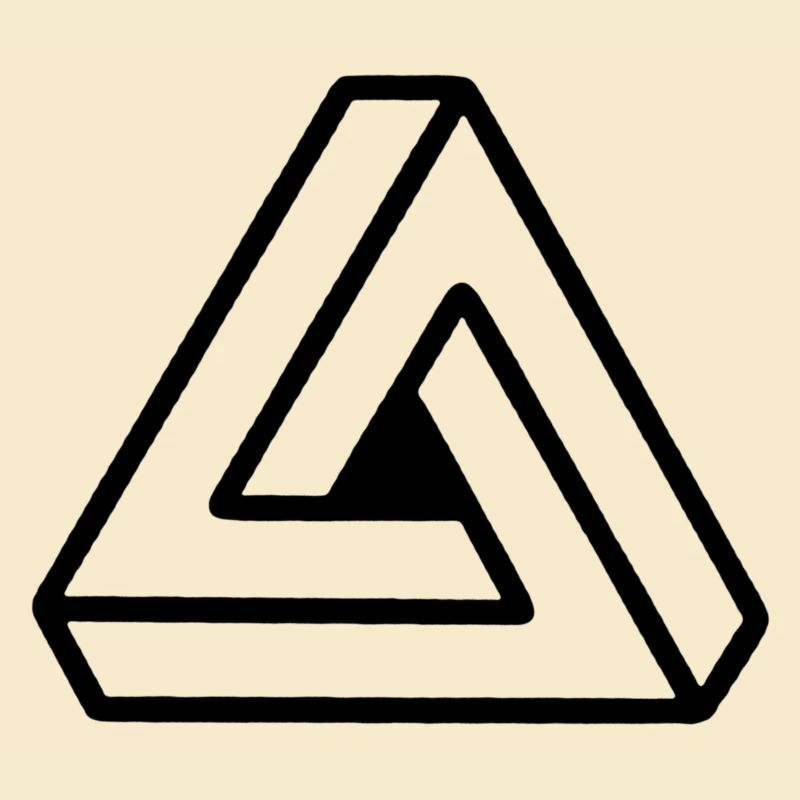 Penrose triangle - Impossible Triangle