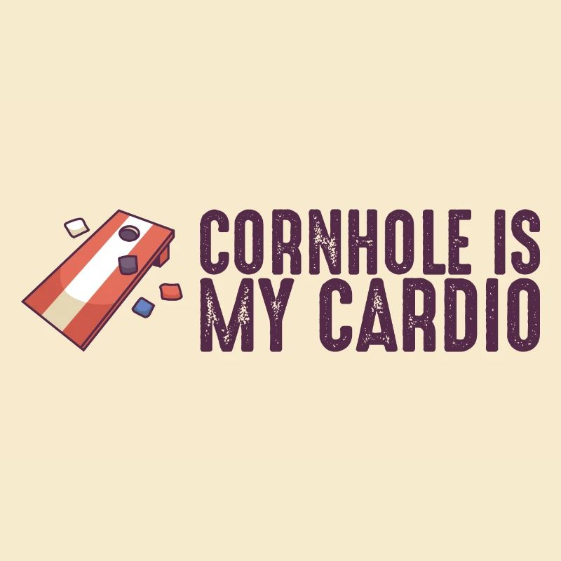 Cornhole Is My Cardio Corn Hole Säcke Cornhole