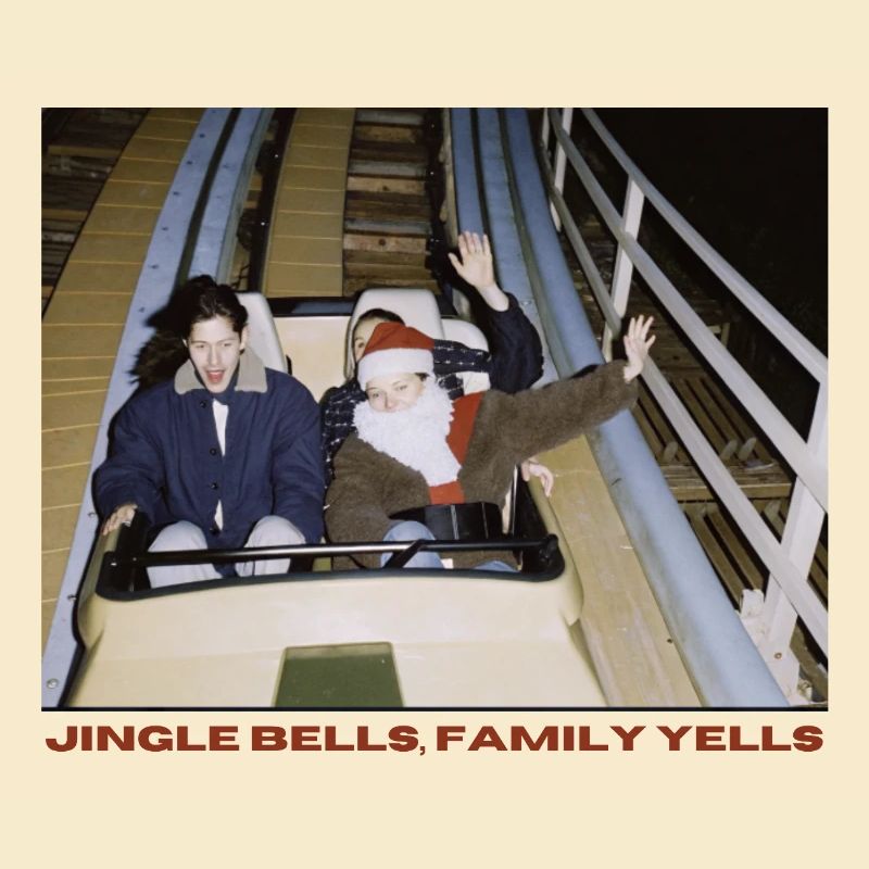 Christmas roller coaster