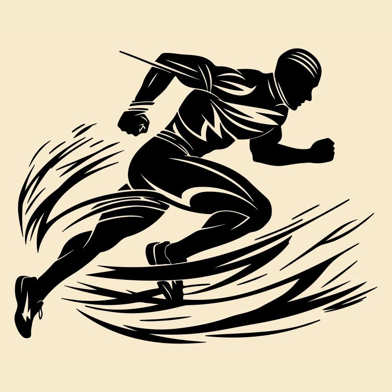 Sprinter in Motion