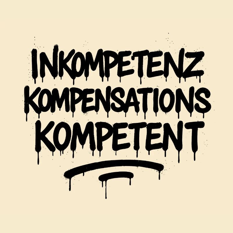 Inkompetenz Kompensations Kompetenz – Büro Spruch