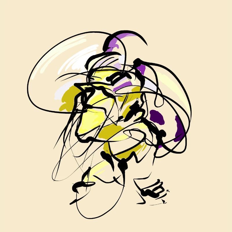 Abstrait - Visage