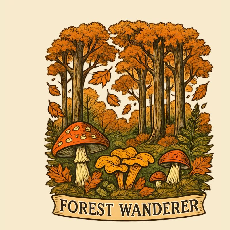 Waldwanderer Herbstpfad