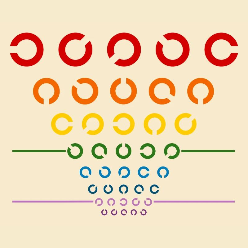 Test de l’œil arc-en-ciel