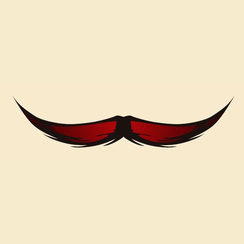 Schnurrbart Schnurrbart Hipster 610 B