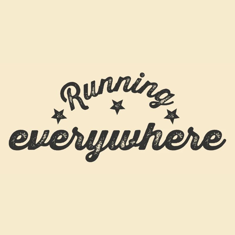 Lettrage Running Everywhere