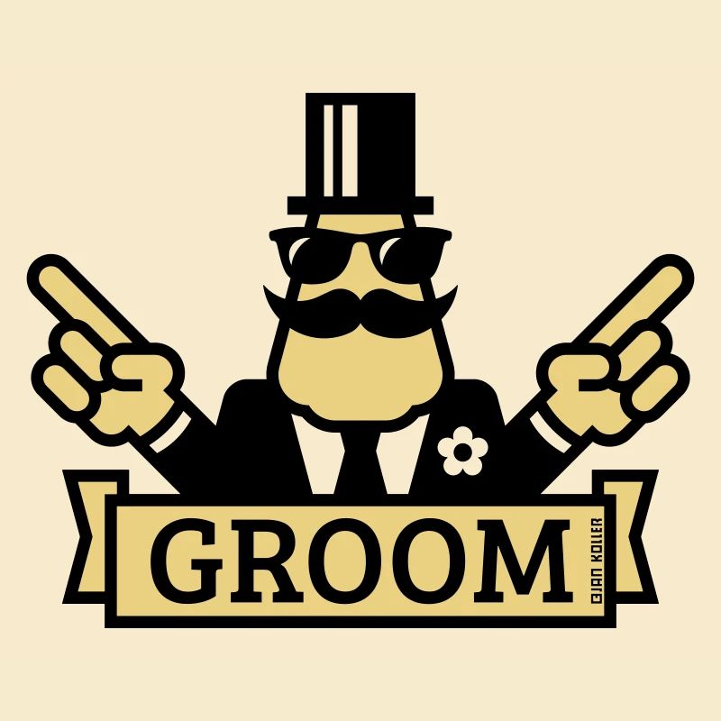 Pointing Groom (Stag Night / Bachelor Party / 2C)