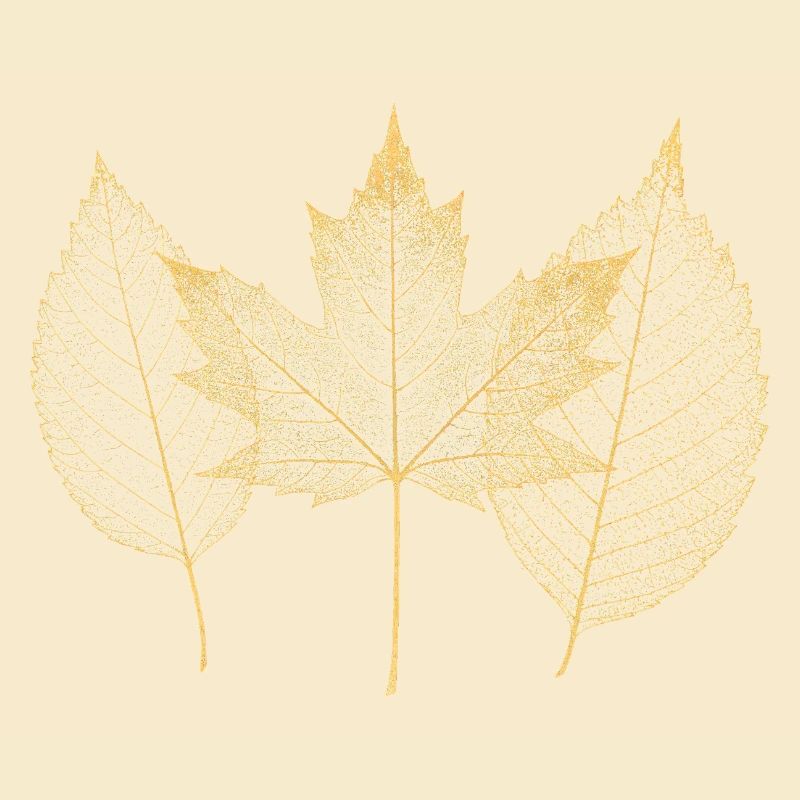 Golden Autumn Leaves Pattern