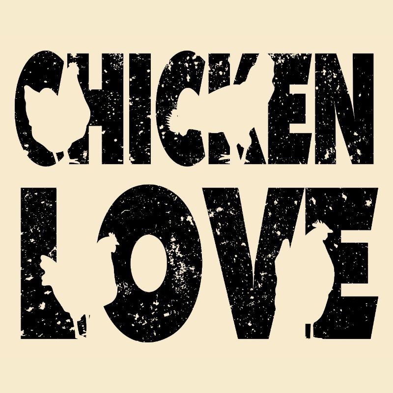 Poulet Amour Graffiti Design