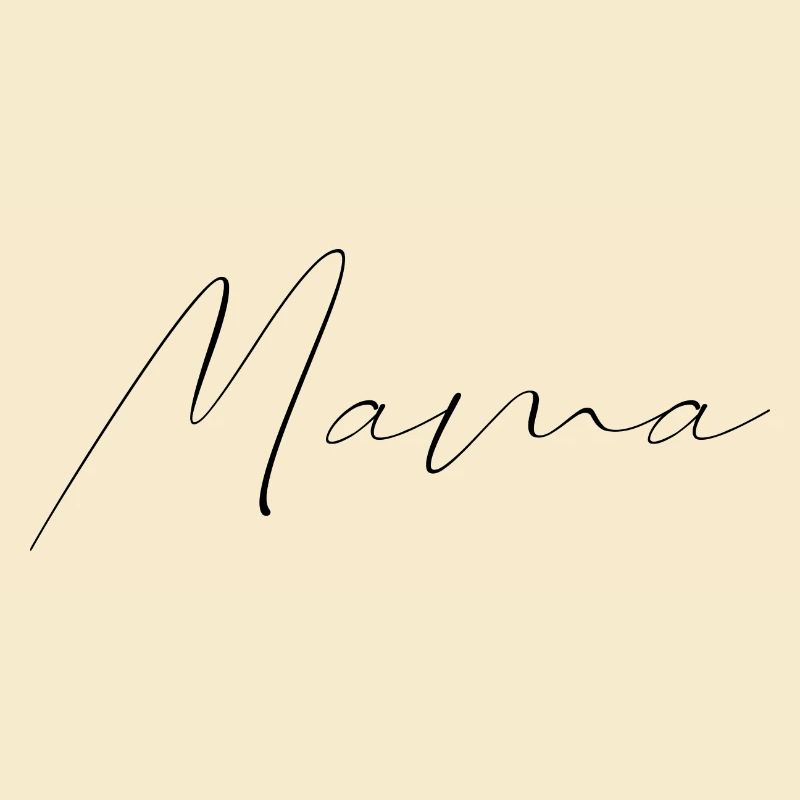 Mama Lettering black Muttertag Mutter