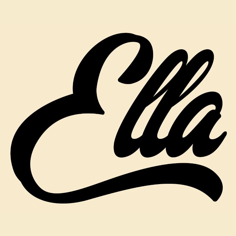 Nom Ella Abstrait couleur explosion impression