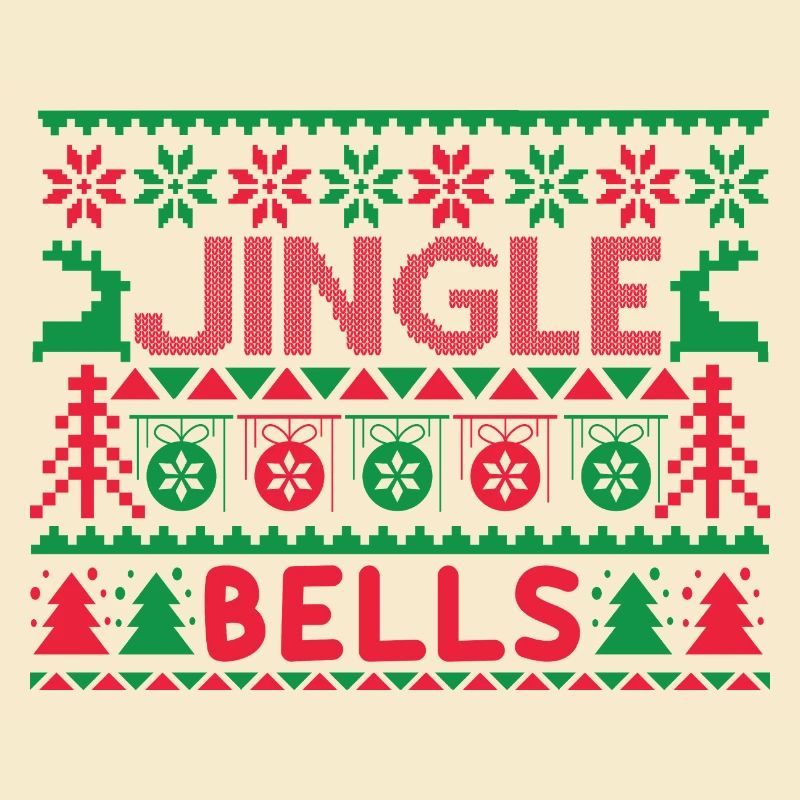 Pull moche - Patron de tricot Jingle Bells