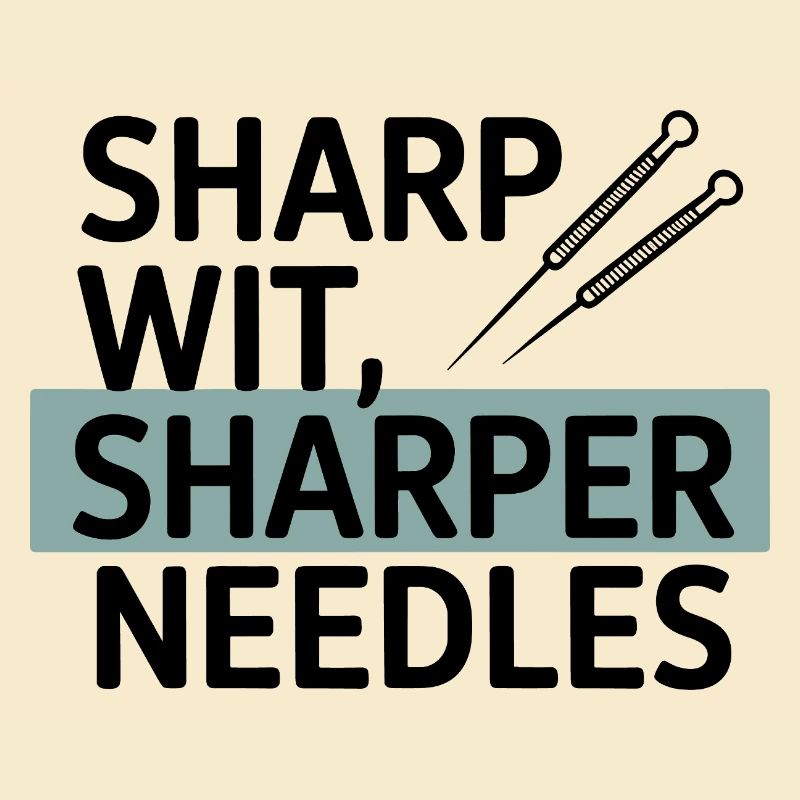 Sharp Wit Sharper Needles Acupuncturist Profession