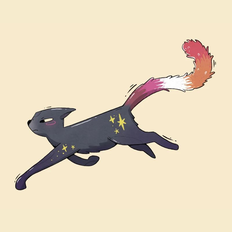 Fierté lesbienne chatte mignonne