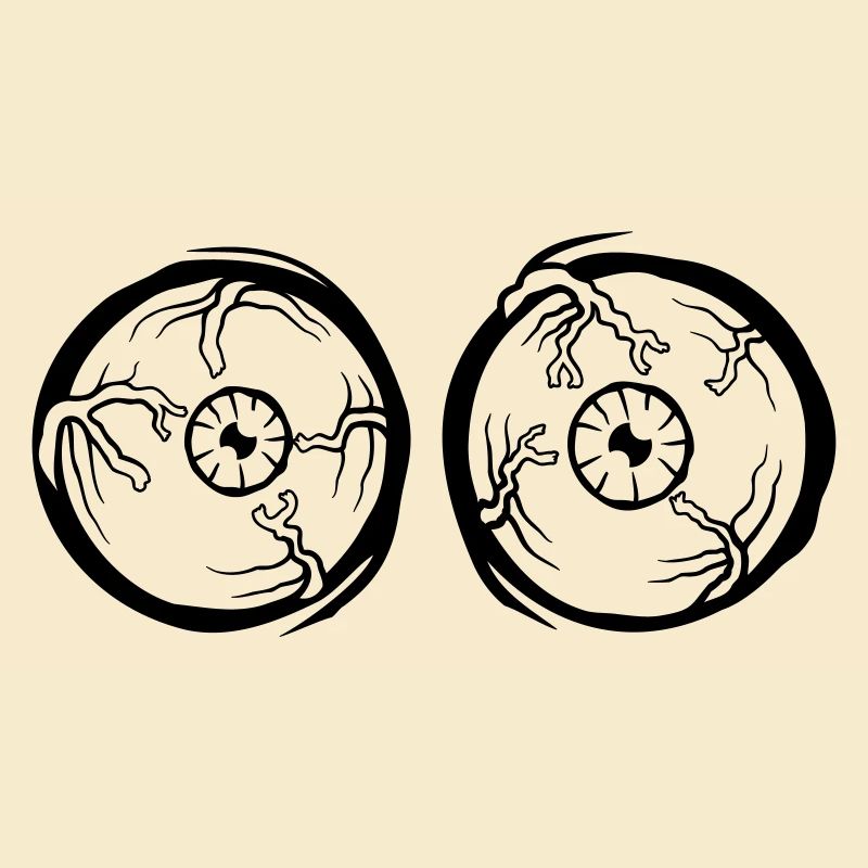 Crazy Monster Horror Eyes