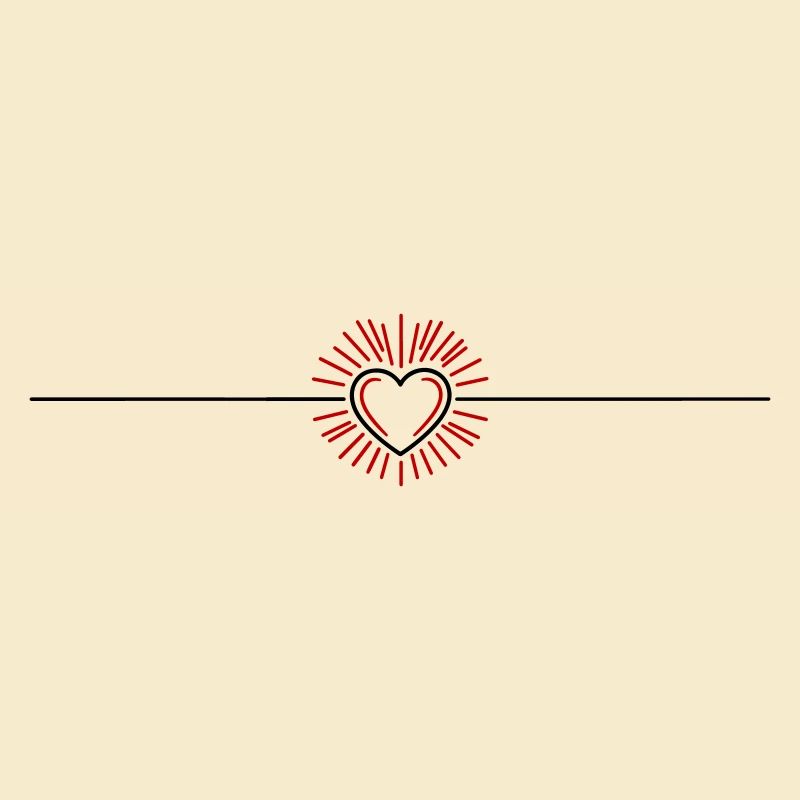 Heart icon line
