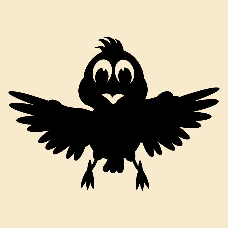 Image d’ombre d’oiseau aux ailes déployées