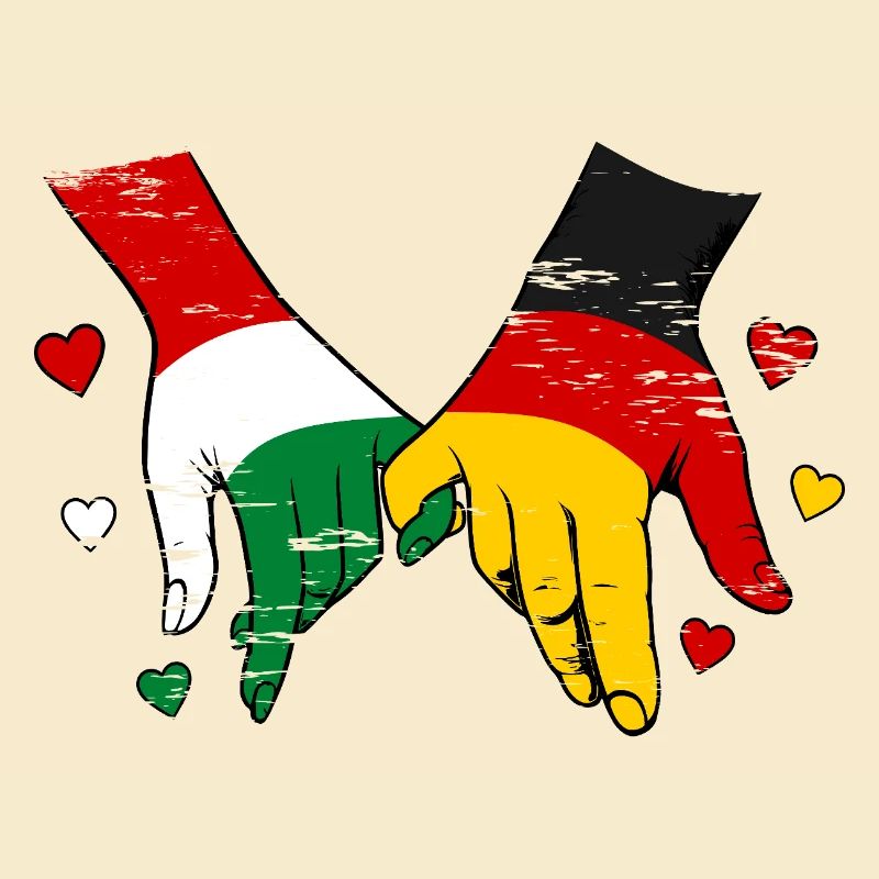Drapeaux hongrois-allemands utilisés