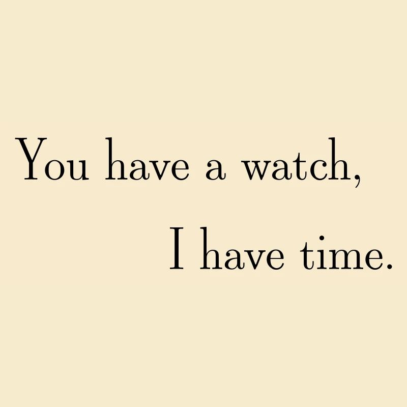 A clock but no time