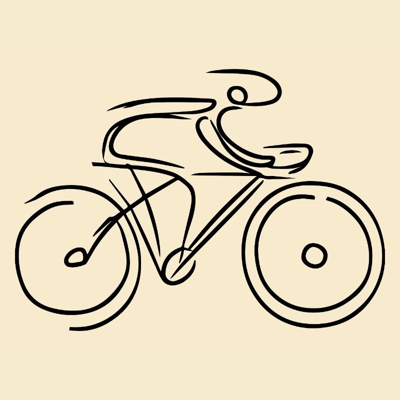 Graphique de vélo de route