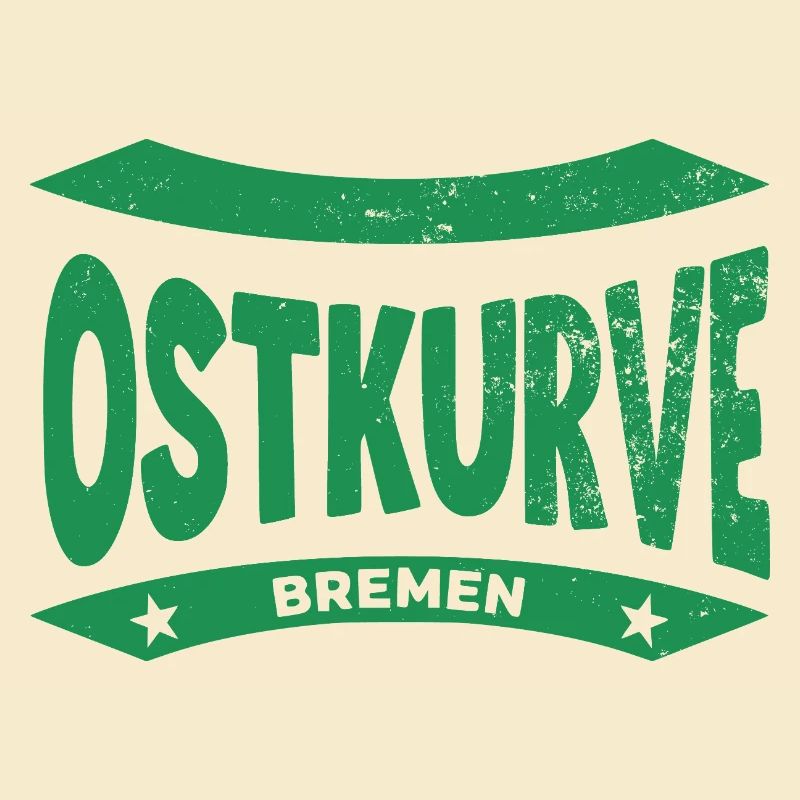 Sweat à capuche Brême Stadium Ostkurve, vert-blanc FOREVER