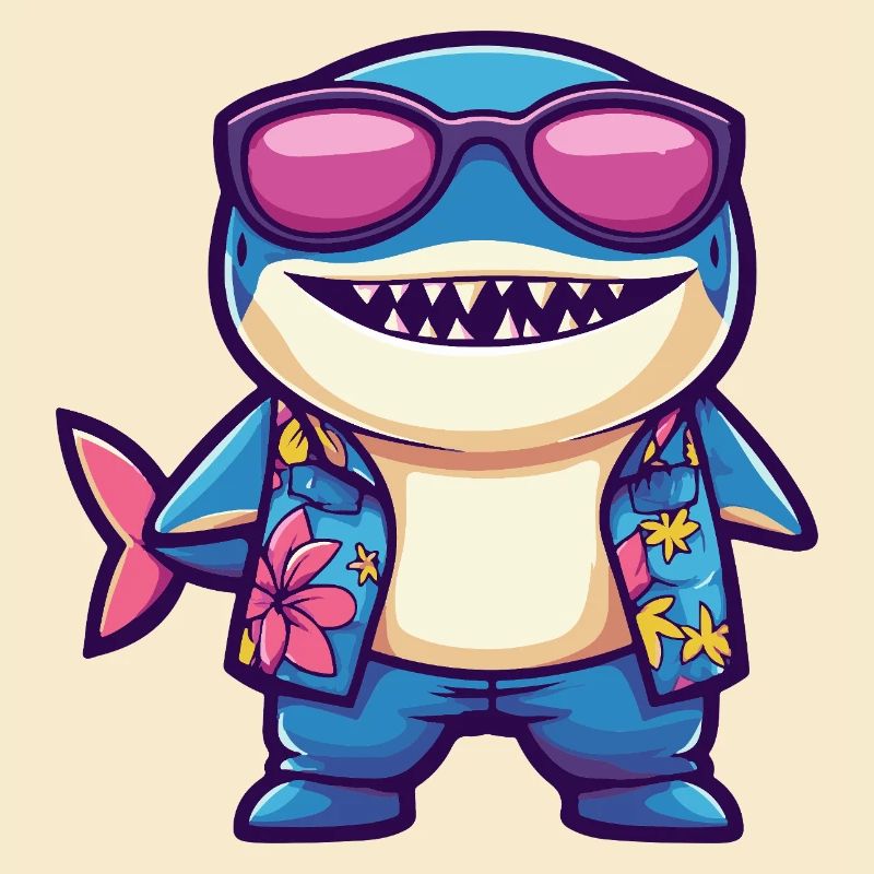Shark Comic Vacation