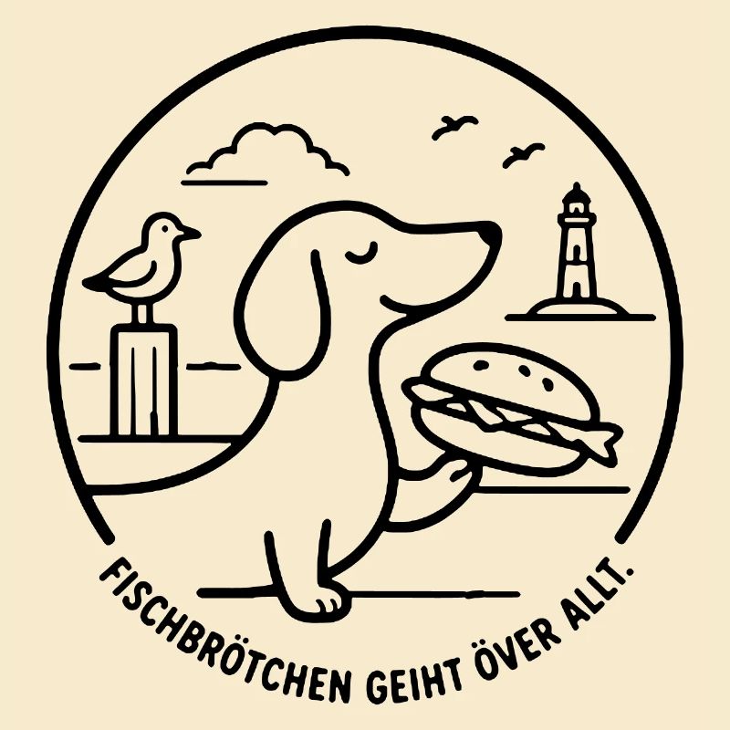 Fischbrötchen geiht över all Moin norddeutsch