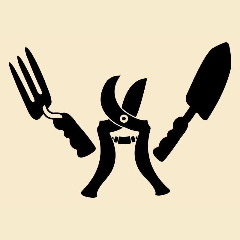 Gartengärtner bereit