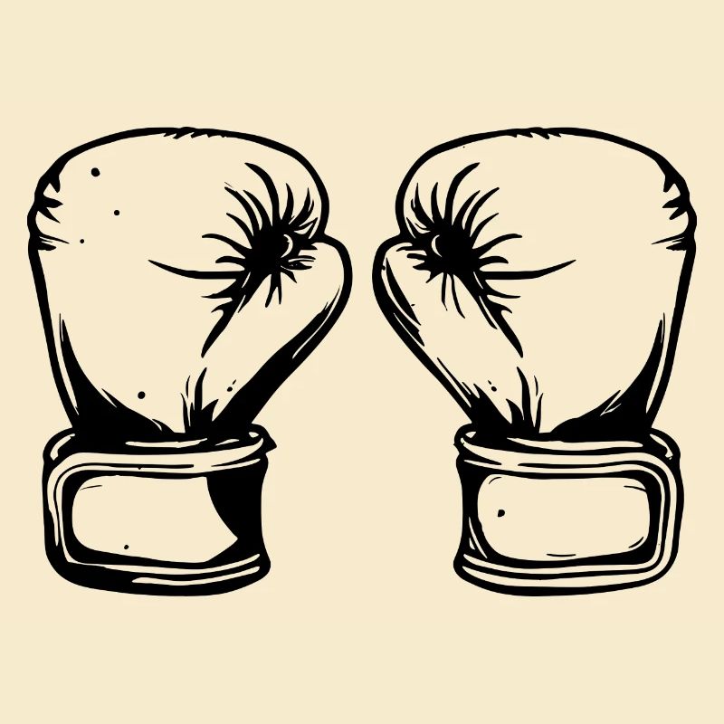 Dessin de gants de boxe