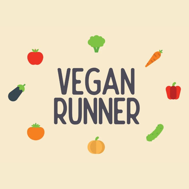 Coureur végétalien