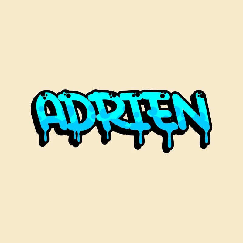 Graffiti first name Adrien