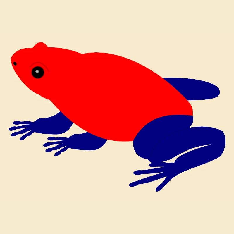 Erdbeer Pfeilgiftfrosch Tierkunst