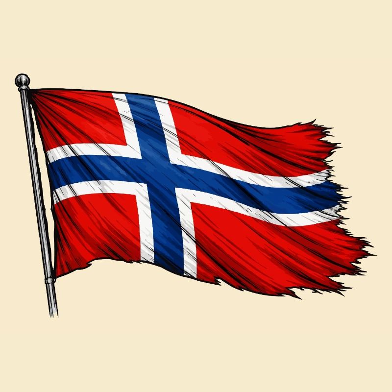 Drapeau de la Norvège