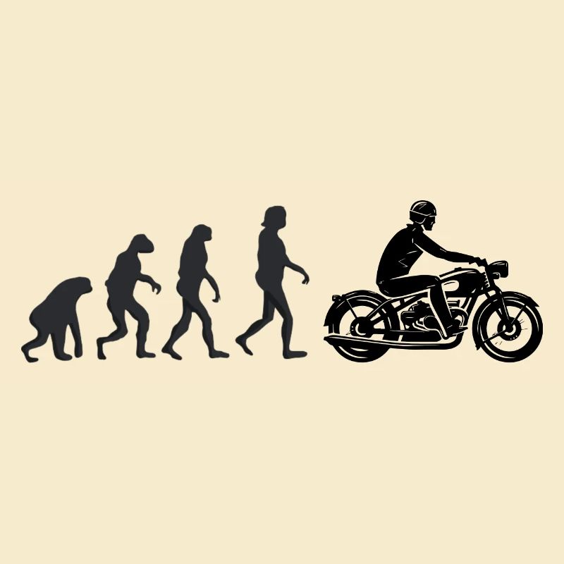 Biker - Human evolution