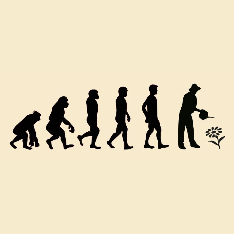 Evolution Gärtner schwarz