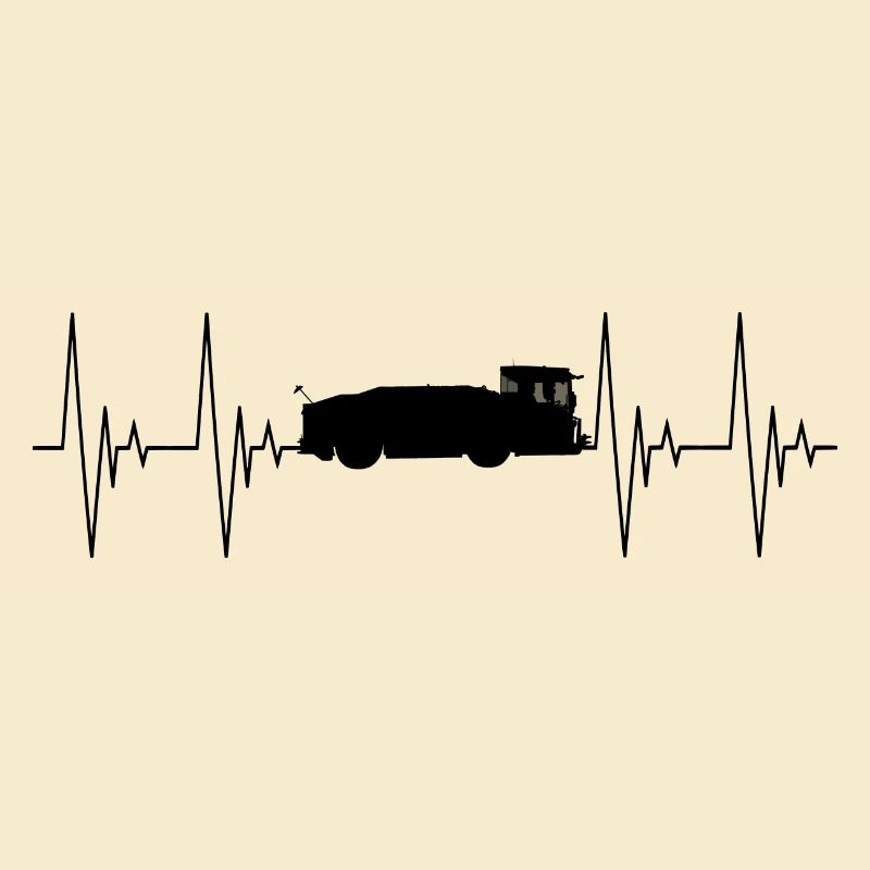 Remorqueur d’avion Pushback Pusher Heartbeat ECG