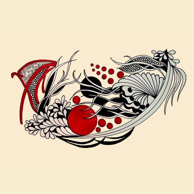 Flowing Flower Shell Waves