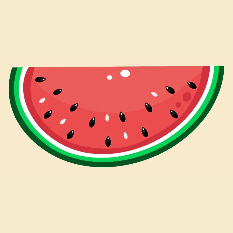 Tranche de design de pastèque