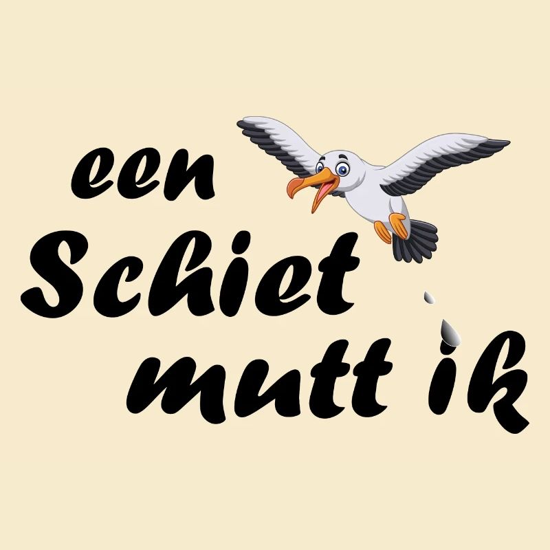 een Schiet mutt ik - plattdeutsch Spruch