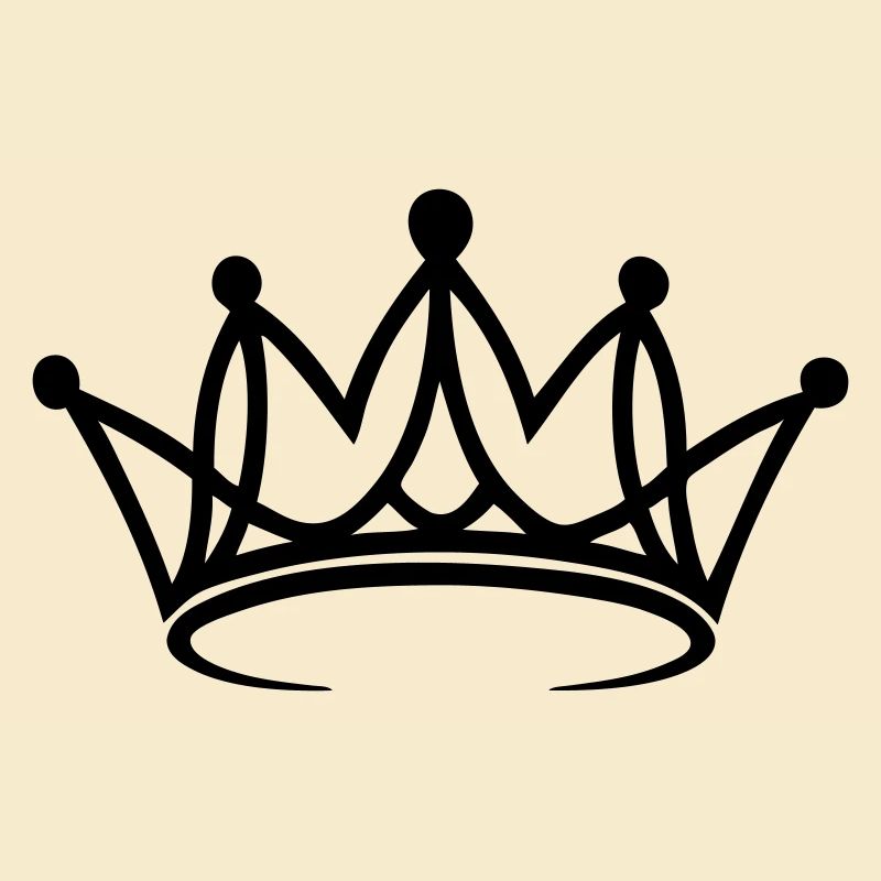 Krone, elegant, personalisierbar