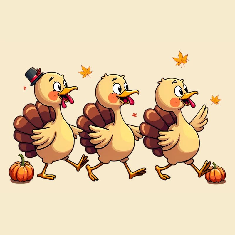 Bébé dinde de Thanksgiving